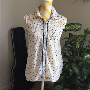 Xhilaration Open Back Blouse